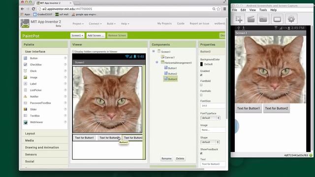 App Inventor: Build a painting app (UI) смотреть онлайн
