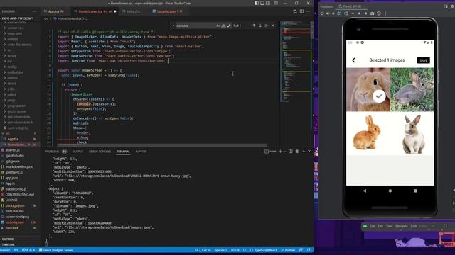 Aprende a seleccionar imagenes en una App Movil usando Expo смотреть онлайн