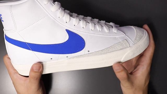 Nike Blazer Mid '77 Vintage "Racer Blue" (White/Racer Blue-Sail) Unboxing and Review смотреть онлайн