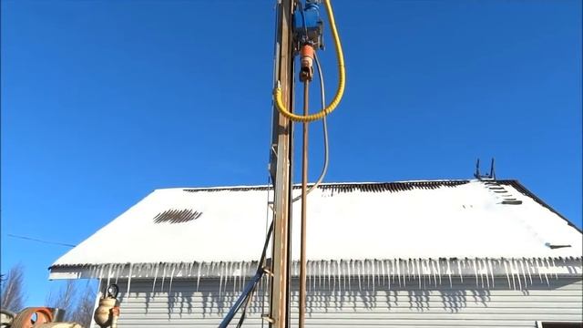 Бурение скважин.оборвался насос в скважине.подъем насоса из скважины смотреть онлайн