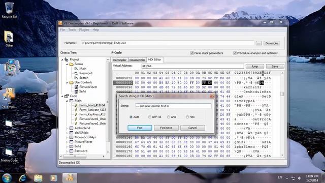 VB Decompiler - P-Code Decompilation смотреть онлайн