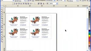 Как разместить визитки на листе формата А4