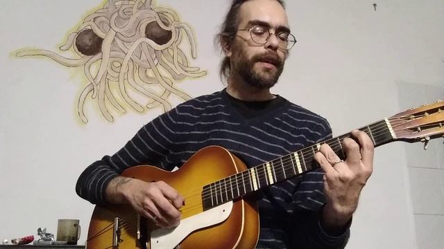 Как играть минорные септаккорды на семиструнной (русской) гитаре, часть 1 смотреть онлайн