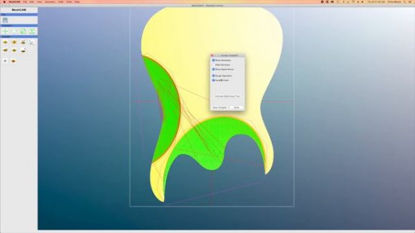 MeshCAM Toolpaths And G Code For A Guitar Body