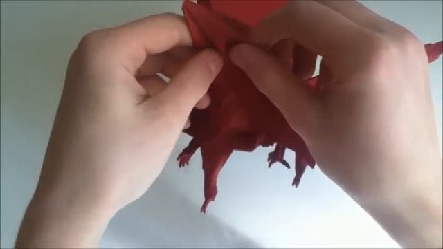 Origami Ancient Dragon tutorial (Satoshi Kamiya) - part 6 смотреть онлайн