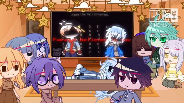 Frisk Classmate Reaction To Frisk//Undertale+Universetime//Gacha Club//