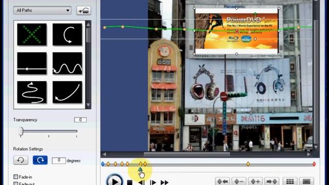 CyberLink PowerDirector 7 - Keyframe Demonstration смотреть онлайн