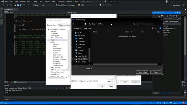 Create Simple Game Tutorial 02 - (Demo) Car Race Game Using C++ (SFML) With Source Code | Car Race смотреть онлайн