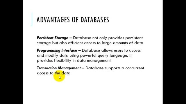 lesson on Database and DBMS смотреть онлайн