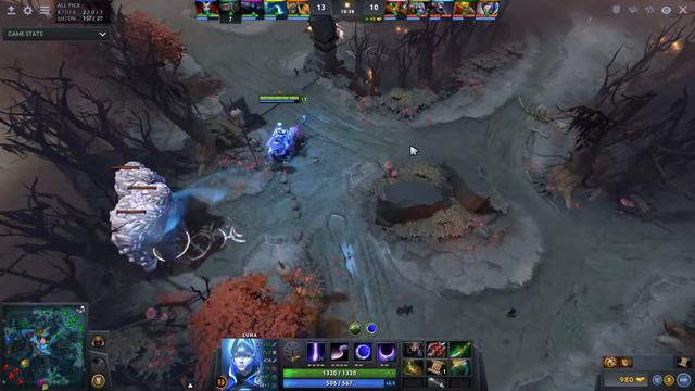 Dota 2 Luna 8759 MMR 13/2/9 (Kills/Deaths/Assists) Ranked Full Gameplay смотреть онлайн