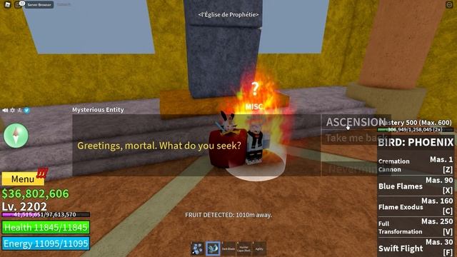 NEW AWAKENED PHOENIX SHOWCASE In Blox Fruits (Roblox) смотреть онлайн