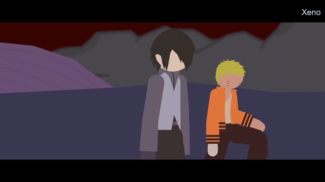Naruto and Sasuke vs Momoshiki (Stick Nodes Animation) смотреть онлайн