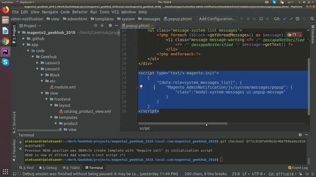 Lesson 5 Frontend stuff JS, jQuery, require JS смотреть онлайн