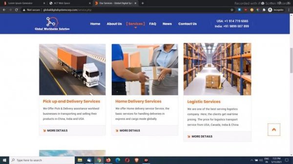 PHP Dynamic Website with Admin Panel - Demo