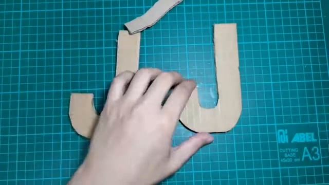 DIY 3D LETTERS | I To L | RECYCLED CARDBOARDS | EASY FOR BEGINNERS