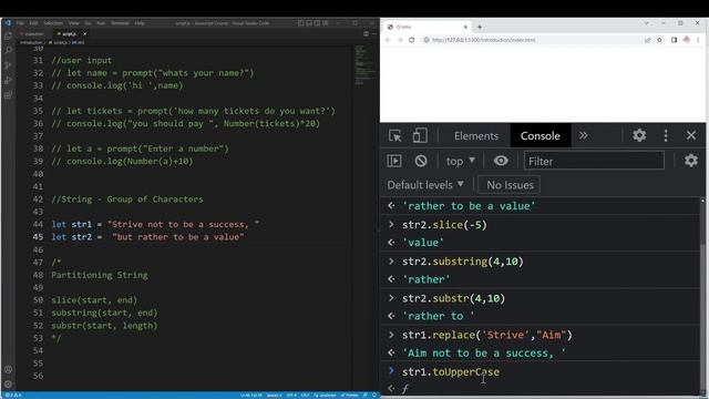 String in Javascript | Must know string functions | JavaScript Course | Logic First Tamil смотреть онлайн