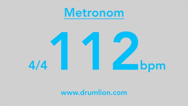 112 bpm - 4/4 | DRUMLION смотреть онлайн