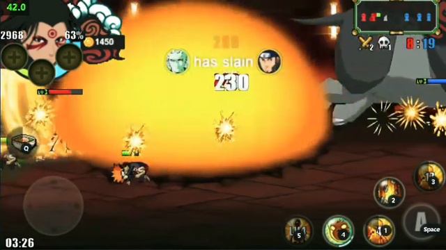 NARUTO SENKI 2 MOBILE - ULTIMATE SHINOBI WAR v2 - HASHIRAMA SAGE MOD - OFFLINE MOBA ANDROID GAMEPLA смотреть онлайн