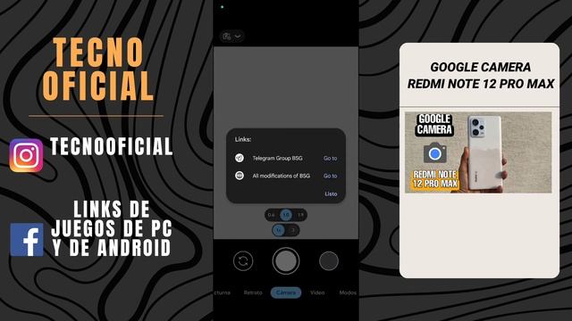 DESCARGA La MEJOR GOOGLE CAMERA Para El REDMI NOTE 12 PRO MAX