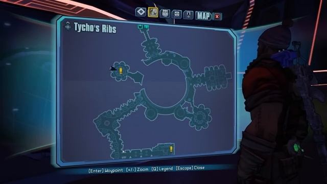 Borderlands The Pre Sequel - Tycho's Ribs Challenges - Symbols, Crystal skulls, ECHOES, shield door смотреть онлайн