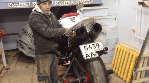 Откидной номер на мотоцикл