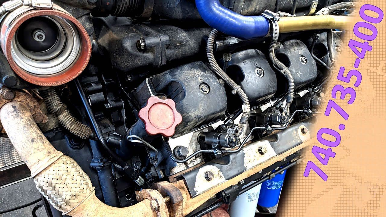 Двигатель КАМАЗ евро-5 переделка ТНВД АЗПИ на Bosch