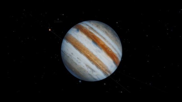 ENJOY WATCHING 1 HOUR OF JUPITER SPINNING WITH AIRY MUSIC SOUND. смотреть онлайн