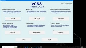 VCDS Ross-Tech USB interface not found