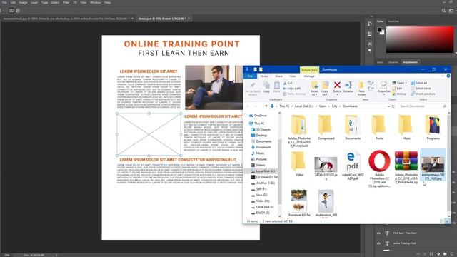 Photoshop CC 2019 - The FRAME TOOL смотреть онлайн