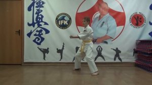 Весь кихон на 8 кю Киокусинкай каратэ