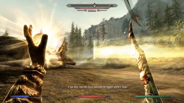 Elder Scrolls - Skyrim: Sahloknir Dragon Boss Fight смотреть онлайн