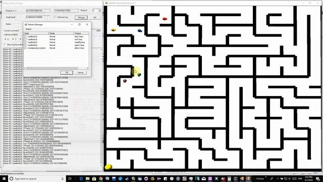 Robots Maze Race Demo C# / .NET смотреть онлайн