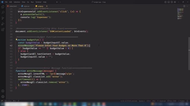 Budget App Using HTML CSS and JavaScript смотреть онлайн