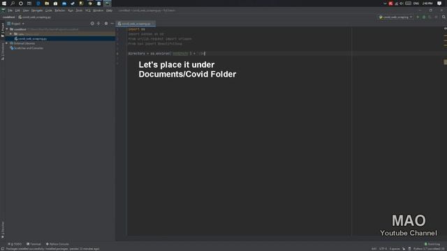 Python Tutorial: Simple Web Scraping смотреть онлайн