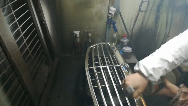 Хромирование решётки S-Class