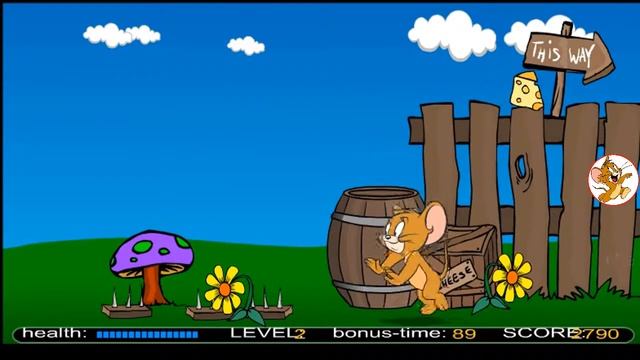 Jerry Cheese Hunt, Tom and Jerry Games, Tom and Jerry war, Cartoon Games for Kids TV смотреть онлайн