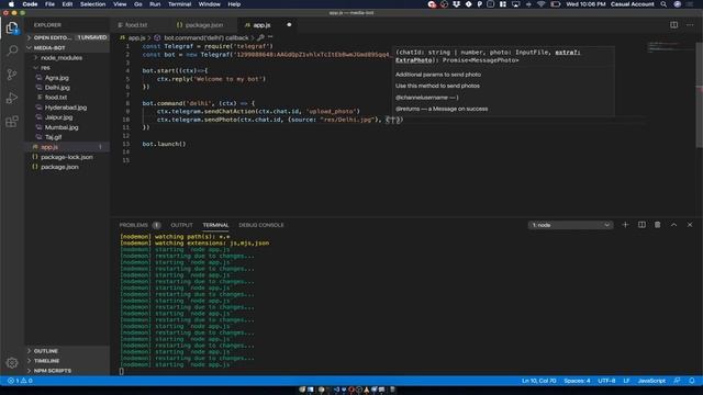 Sending Media Files | Telegram Bot Development | Part 4 смотреть онлайн