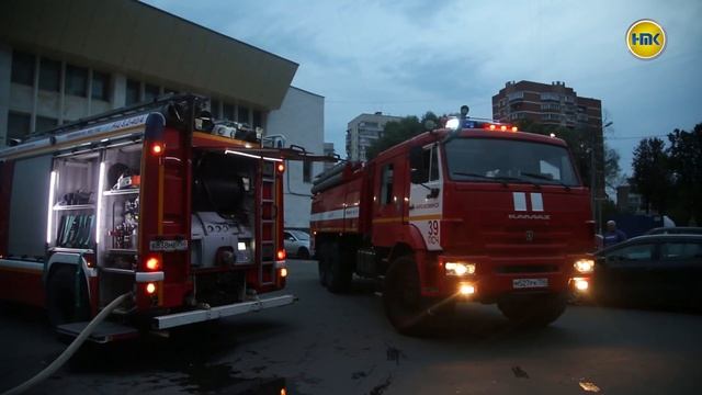 Пожар на ул Маршала Жукова в Наро Фоминске смотреть онлайн