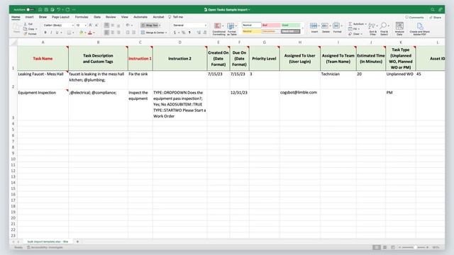 How To Bulk Import Open Tasks | CMMS Tutorial смотреть онлайн