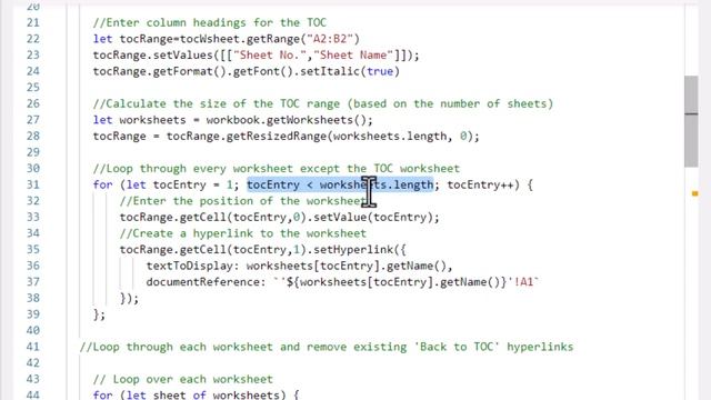 Excel Table of Contents for Sheet Tabs with Hyperlinks | Create Automatically | Office Script Macro смотреть онлайн