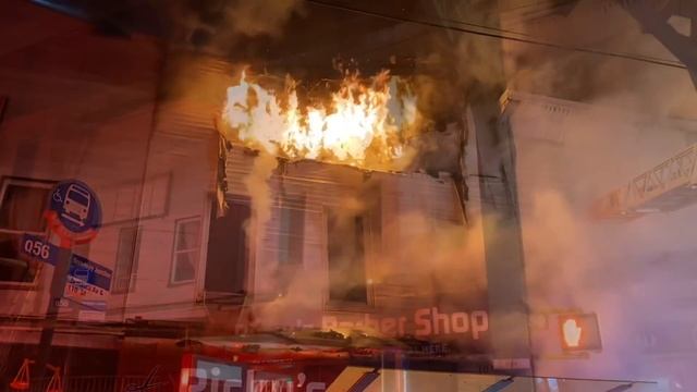 **EARLY ARRIVAL** FDNY Queens 6th Alarm Box 9633 Heavy Fire Throughout Multiple Attached Buildings смотреть онлайн