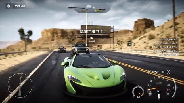 Need for Speed RIVALS Neon Green Edition Mclaren P1 PS4 HD смотреть онлайн