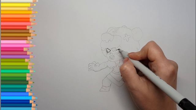 Как нарисовать Ниту из Бравл Старс смотреть онлайн
