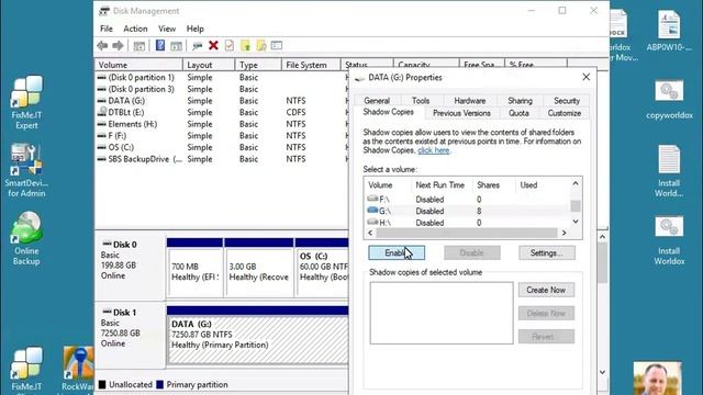 Enable Shadow Copies / Previous Versions Server 2019 - Protect Your Files смотреть онлайн