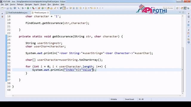 4 How to count occurrence of a given character in String смотреть онлайн