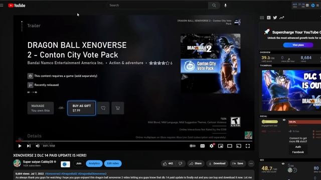 Dragon Ball Xenoverse 2 1st DLC 17 Reveals & News At Bandai Games Showcase? смотреть онлайн