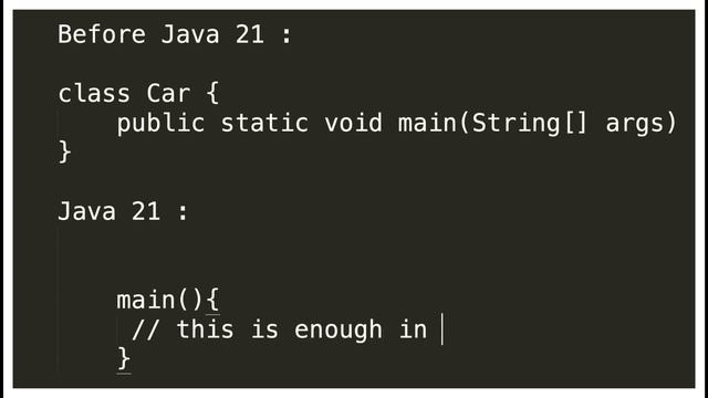 NO MORE PUBLIC STATIC VOID MAIN IN JAVA 21 | Unnamed Classes Java 21 Preview Release | InterviewDOT смотреть онлайн