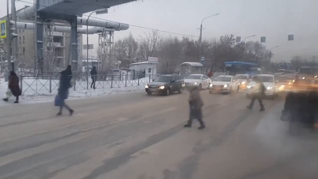 Кемерово, трамвай 71-619КТ № 121, маршрут № 8 — поездка до КЭМЗ смотреть онлайн