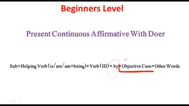 Lesson-34 Present Continuous (Passive Voice) смотреть онлайн