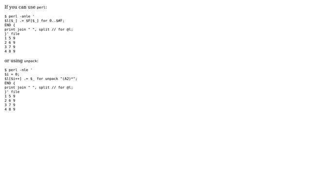 shell or python script to transpose rows to columns (2 Solutions!!) смотреть онлайн